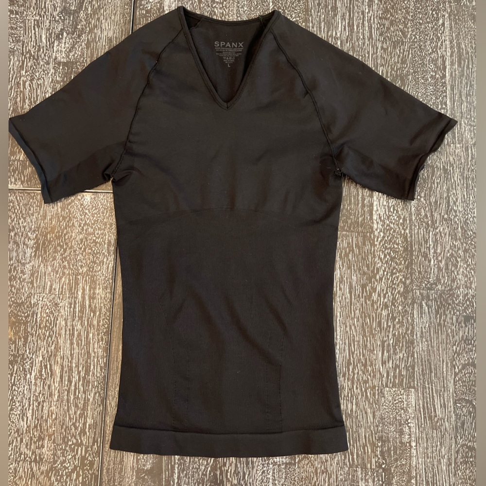 Spanx Women's Black Zoned Performance Size L